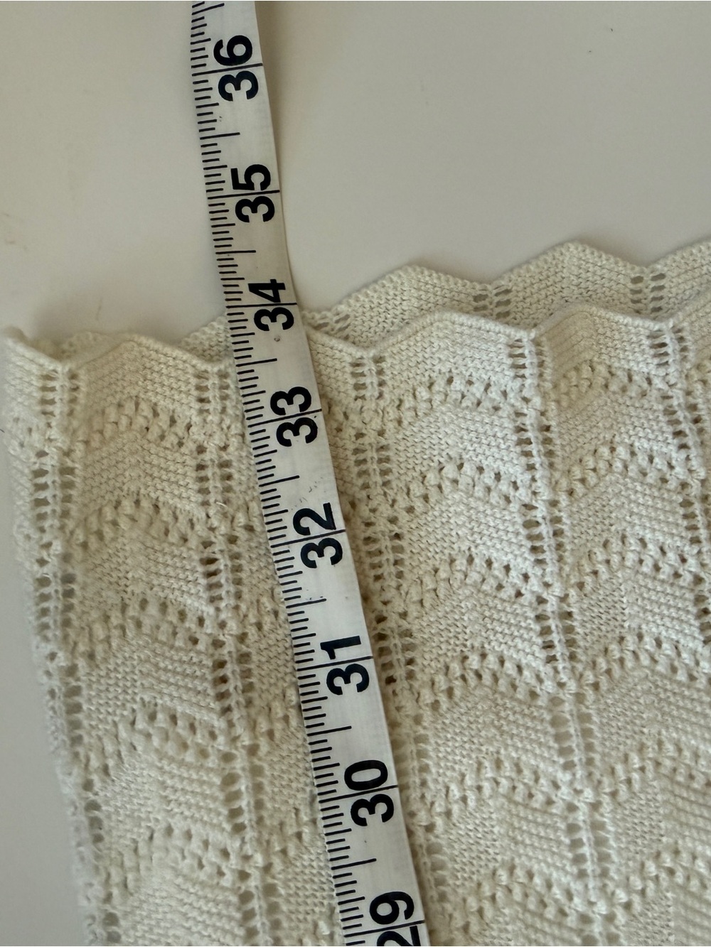 Hollister Cream Crochet bell sleeve Knit Long Sleeve Mini Dress Beachy Boho Med - Picture 8 of 8